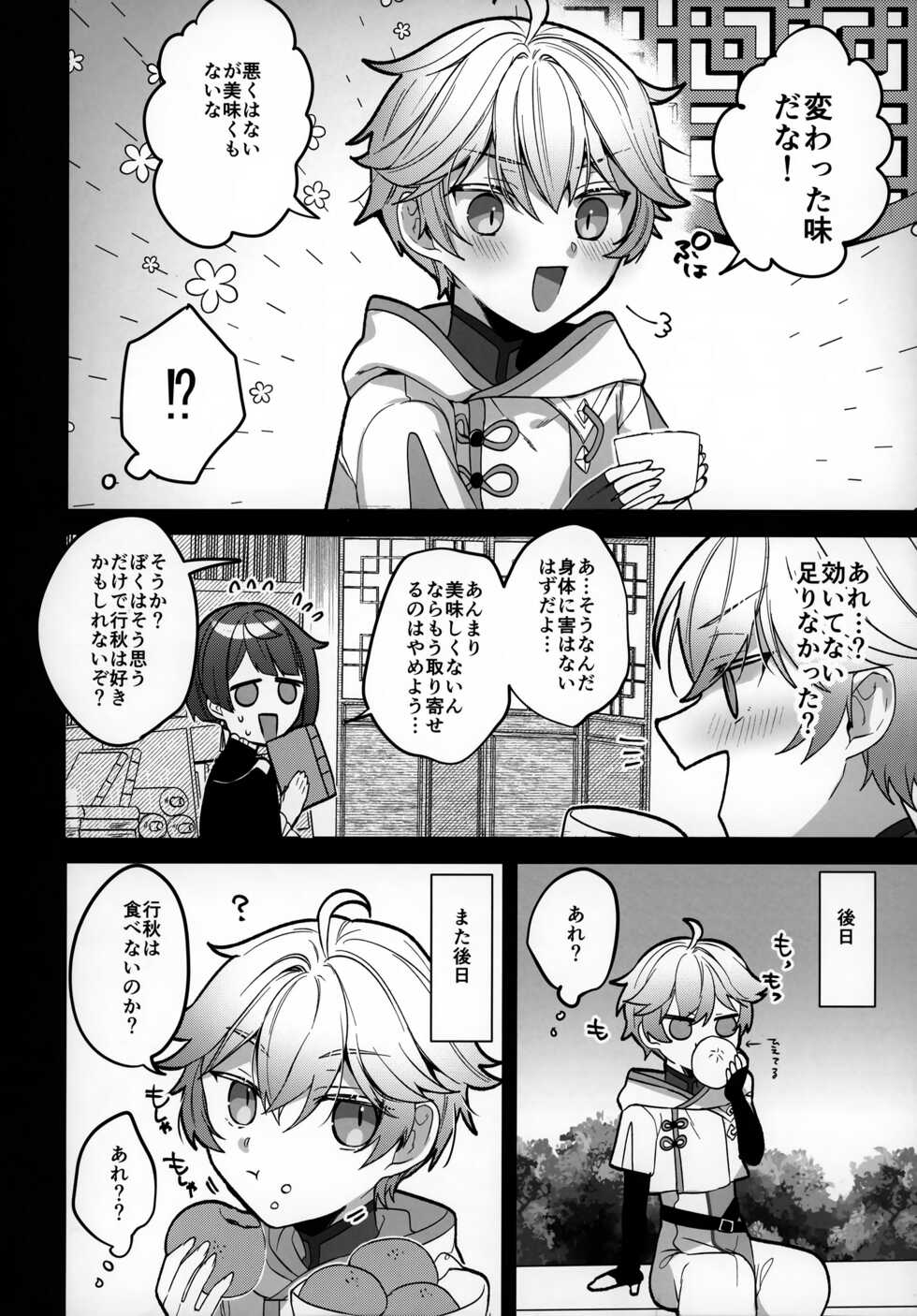 (Chojin no Eichi 2022) [Kuensan1350 (Kusothumu)] Potion Study Shippaidan (Genshin Impact) - Page 7
