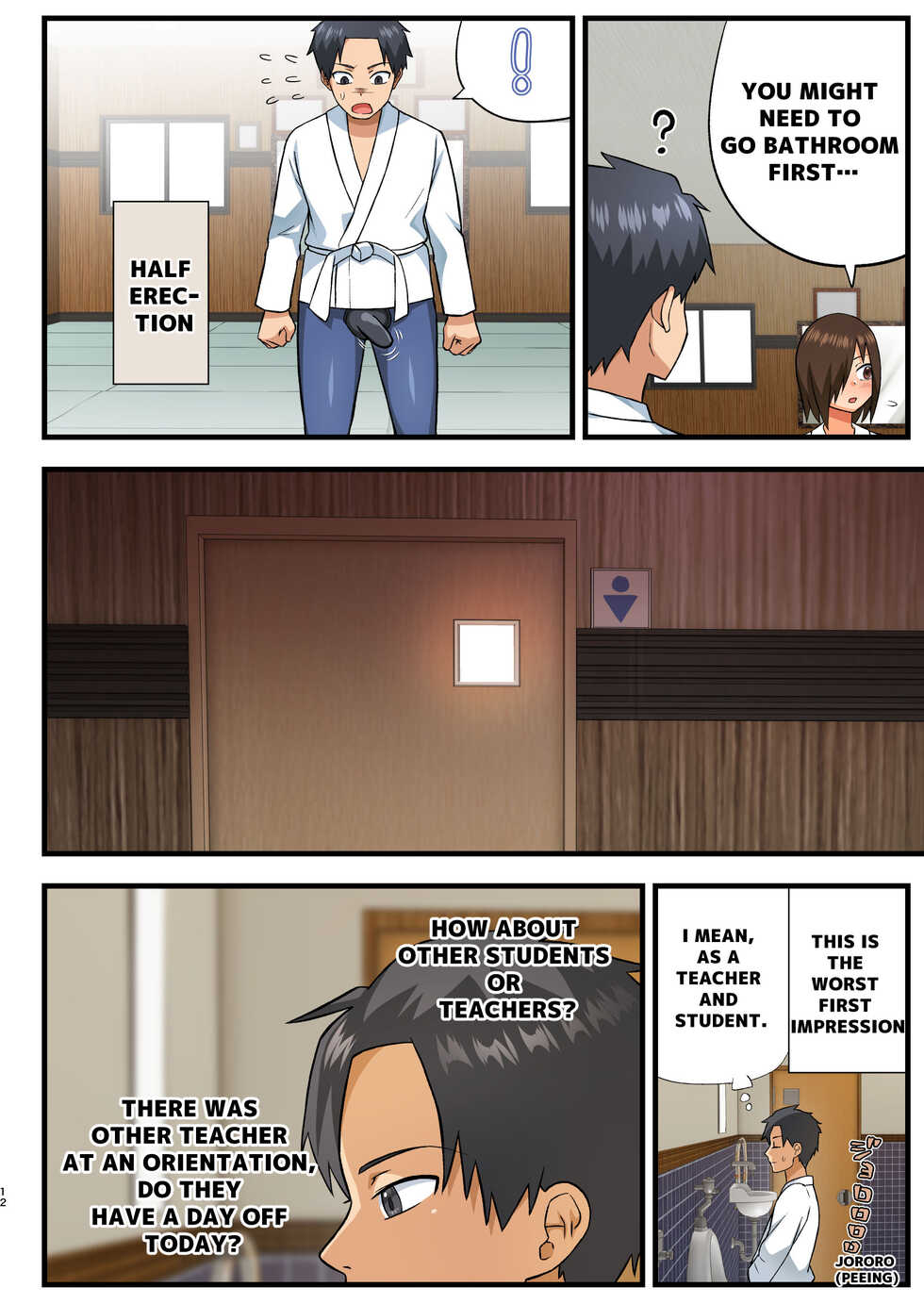 [OTOREKO (Toilet Komoru)] Tatakae! Yoshimura-san! 1 ~Otoko wa Full Bokki Oazuke NTR~ - FIGHT! YOSHIMURA-SAN! 1 - man with full erection on hold [English] - Page 11