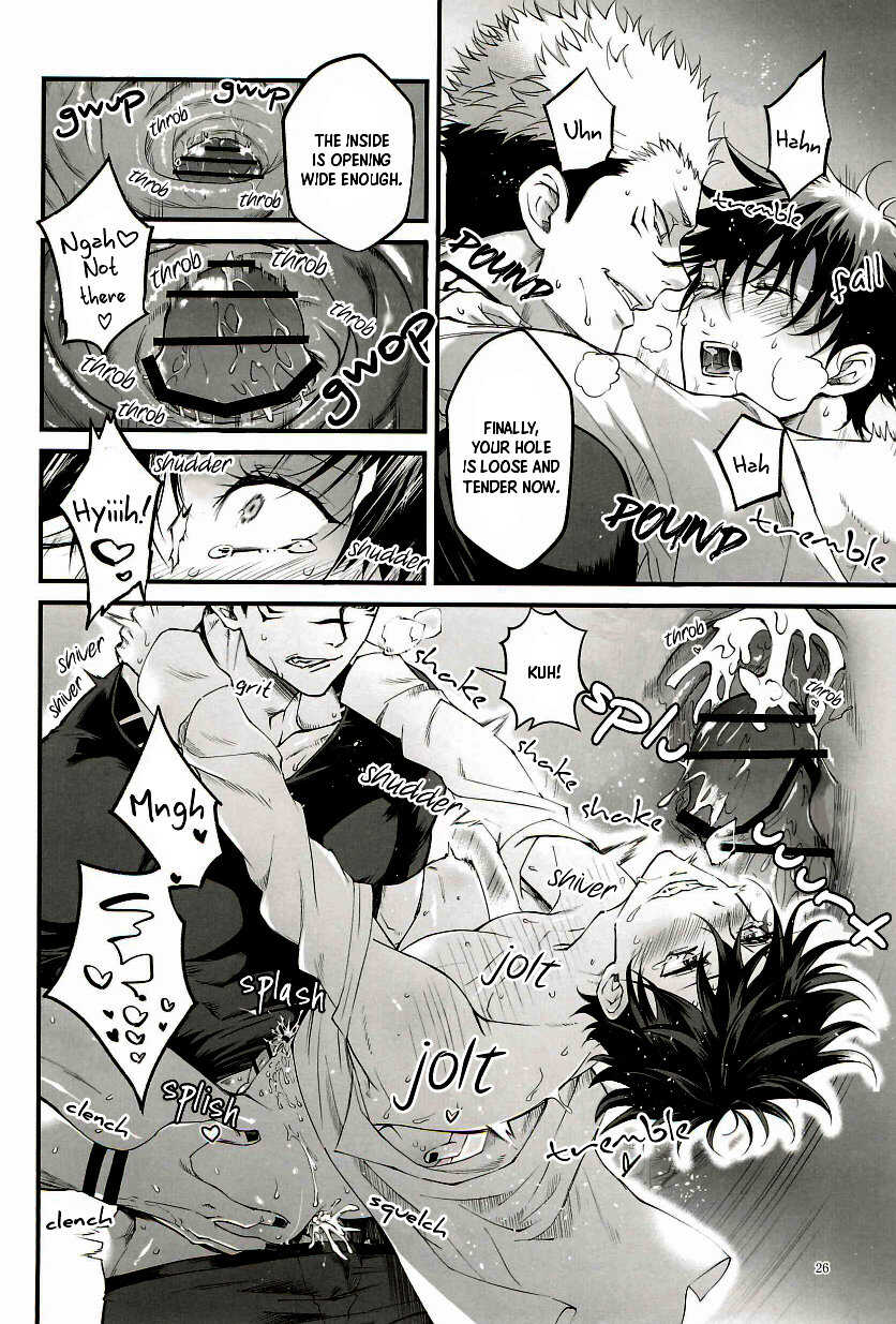 [Jurei no Mori (Ayame)] Ore ga Okorenai Riyuu | The reason I can’t be mad (Jujutsu Kaisen) [English] [Nonsense Group HQ] - Page 26