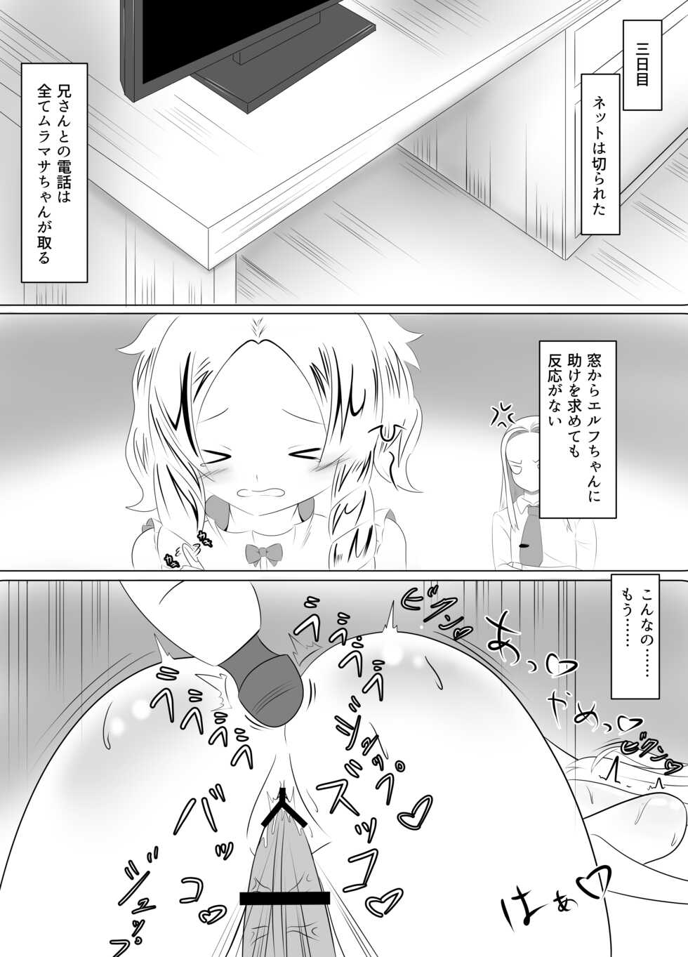 [Namahagure no Mori (Namahagure)] Fuzai no Ani to Hikikomori no Imouto (Eromanga Sensei) - Page 10
