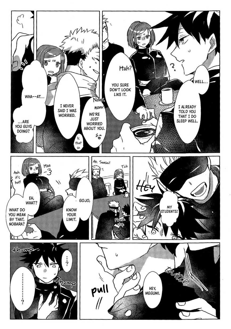 (Yougen 8) [Seichotsuu (Sarae)] Spicy Spider Caramel Melt (Jujutsu Kaisen) [English] [Nonsense Group HQ] - Page 22