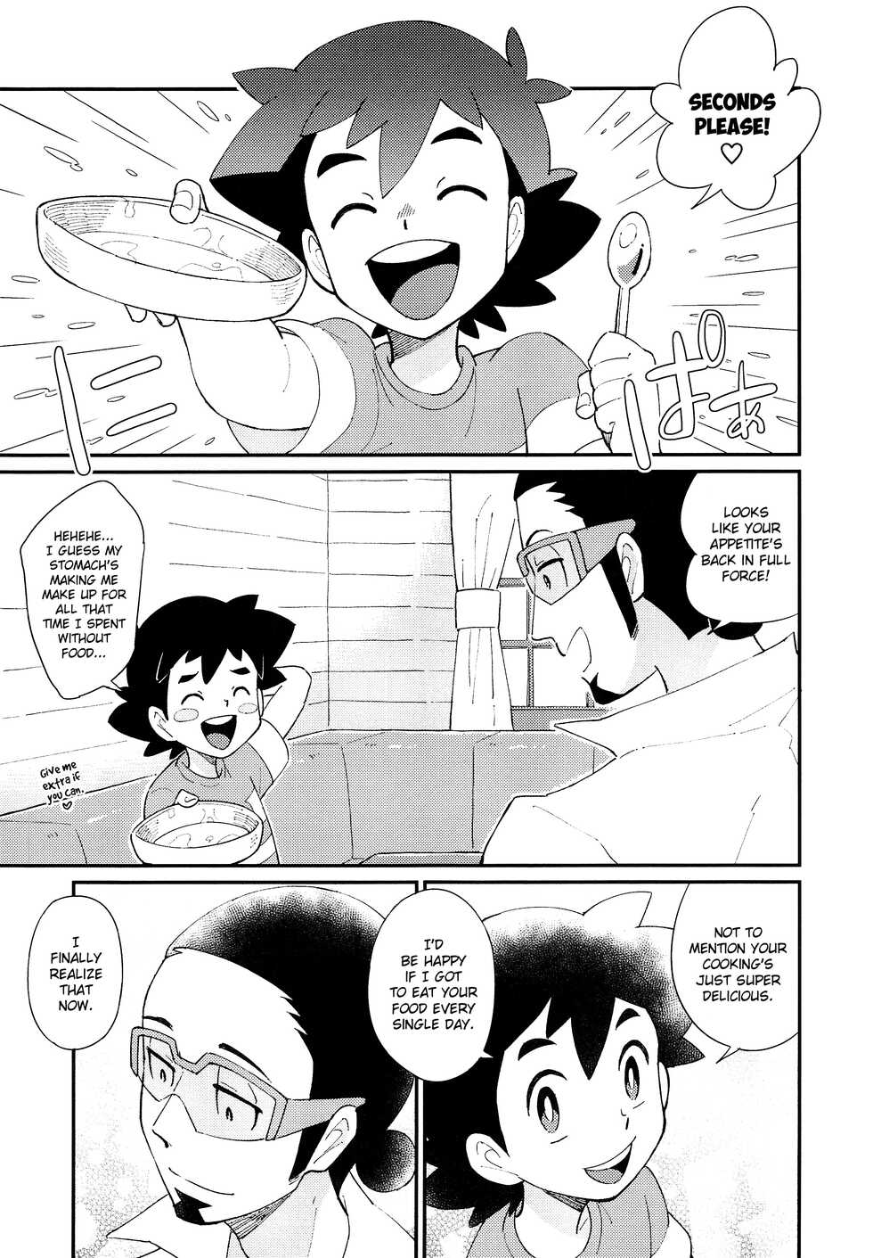 (SPARK12) [YMC (Chihi)] Ippai Taberu Kimi ga Suki! (Pokémon Sun and Moon) [English] {Hennojin} - Page 28
