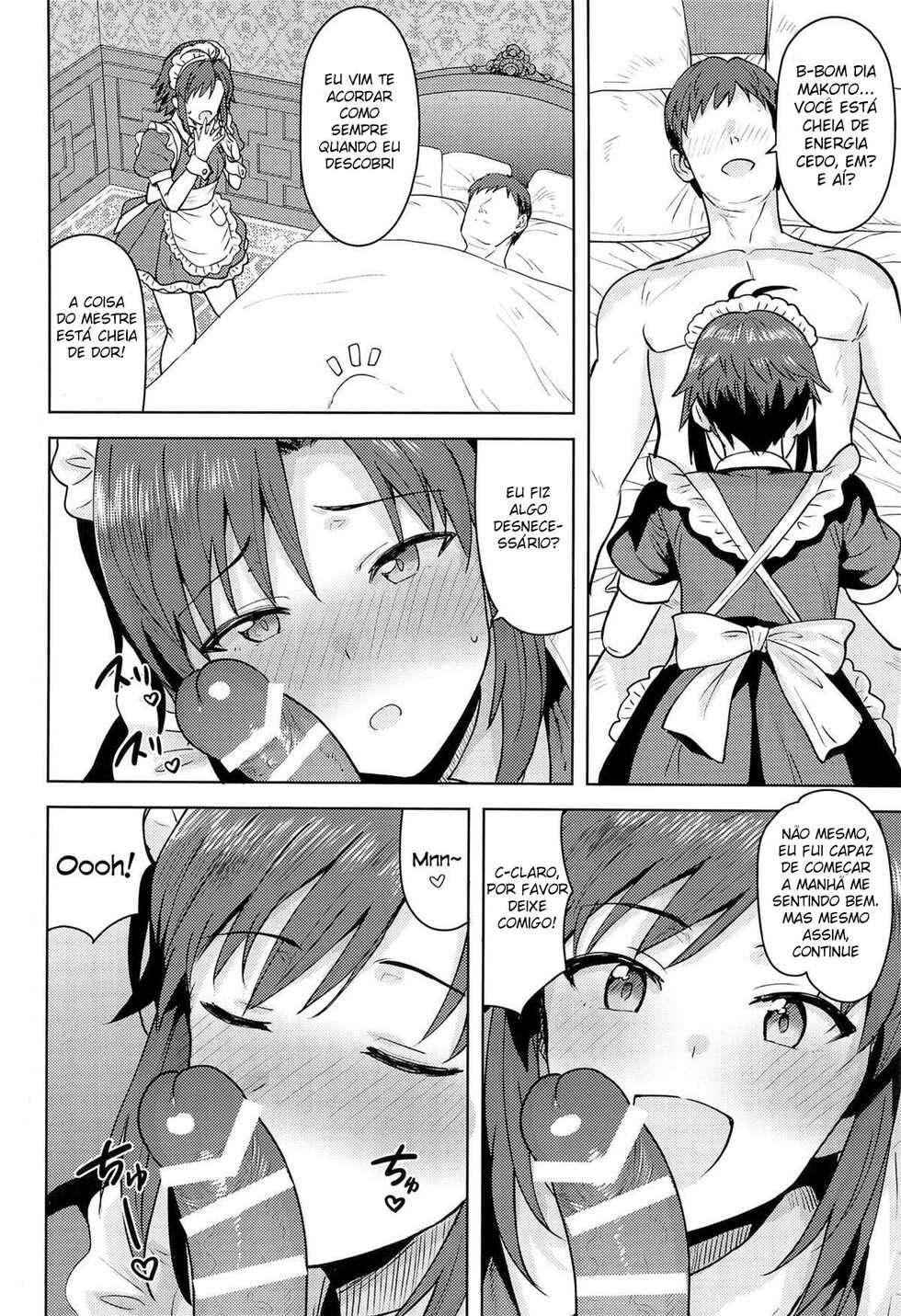 [PLANT (Tsurui)] Dochira o Onozomi desu ka? ~Maid Hen~ | Qual Você Deseja? – ~Edição Empregada~ (THE IDOLM@STER) [Portuguese-BR] [DiegoVPR] - Page 3