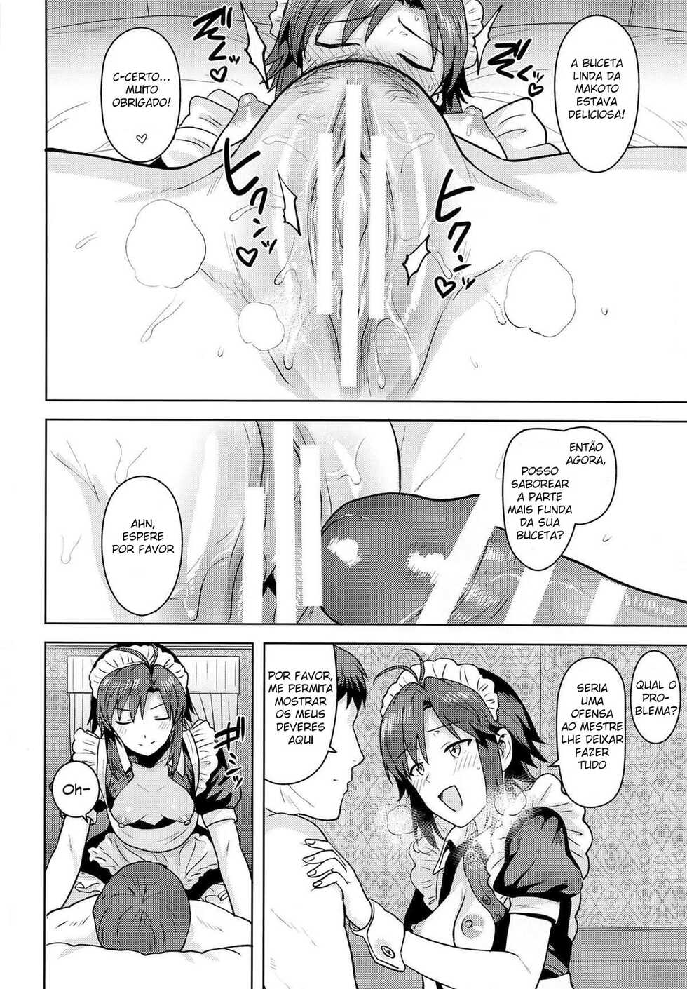 [PLANT (Tsurui)] Dochira o Onozomi desu ka? ~Maid Hen~ | Qual Você Deseja? – ~Edição Empregada~ (THE IDOLM@STER) [Portuguese-BR] [DiegoVPR] - Page 17