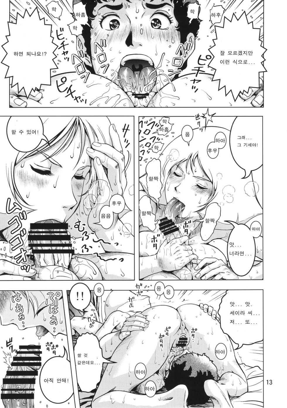 (C86) [Skirt Tsuki (keso)] Osase no Sayla-san (Mobile Suit Gundam) [korean] - Page 12
