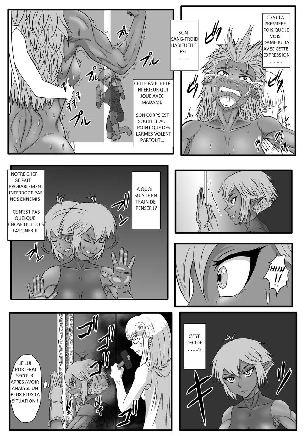[Tick (Tickzou)] Kusuguri Goumon Taikyuu Hon ~Dark Elf Sokkin Hen~ | Tickling Torture Endurance Book ~Dark Elf Entourage~ [French] - Page 8