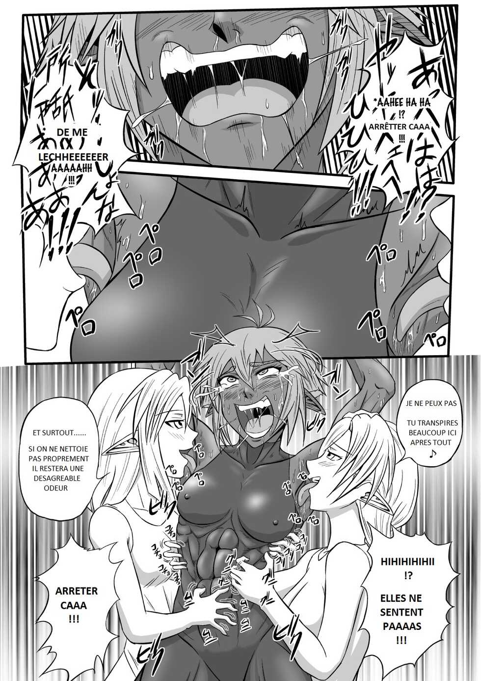[Tick (Tickzou)] Kusuguri Goumon Taikyuu Hon ~Dark Elf Sokkin Hen~ | Tickling Torture Endurance Book ~Dark Elf Entourage~ [French] - Page 26
