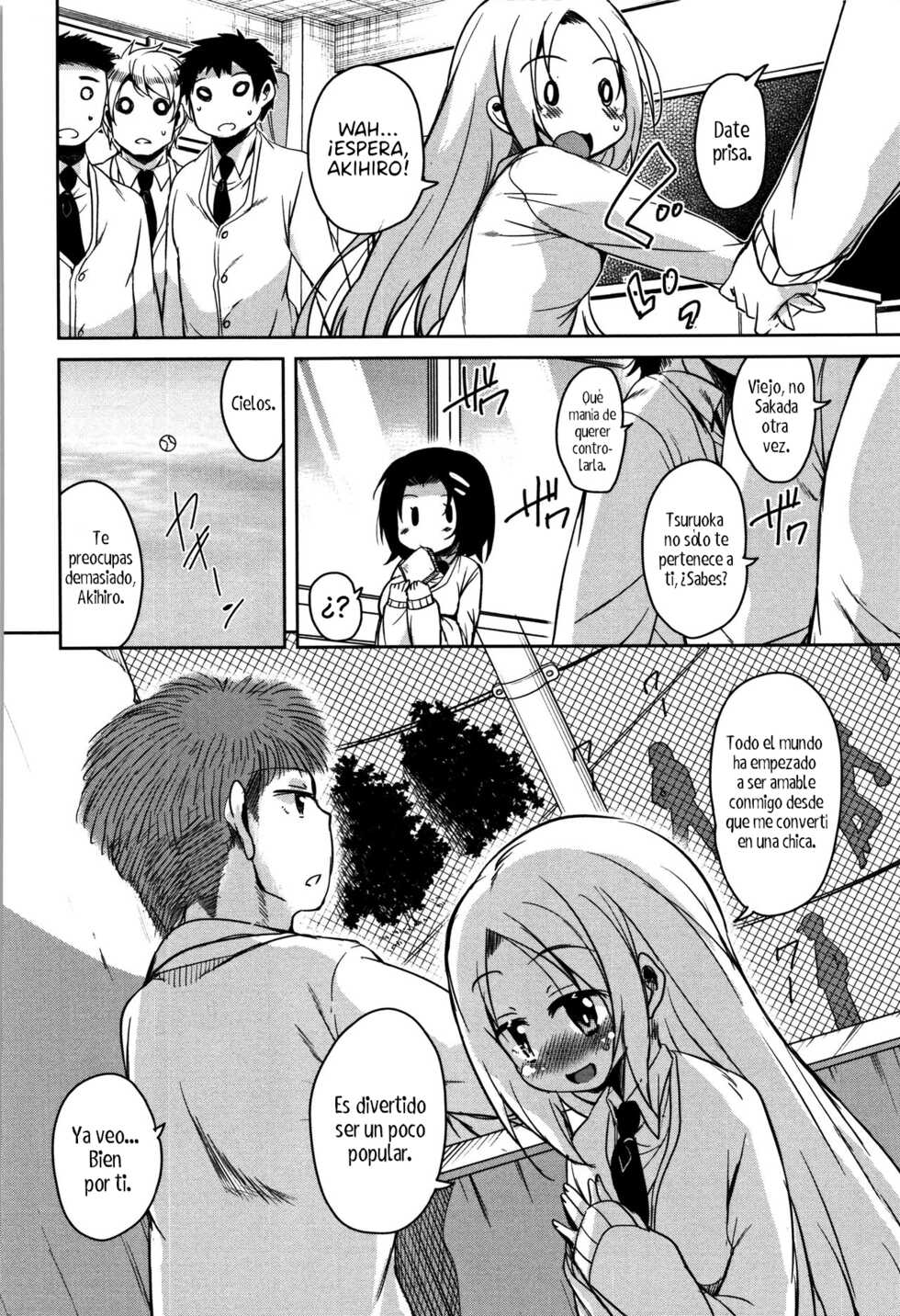 [Narusawa Kei] Ongaeshi no Tsuruoka-kun TS Skada Hen + Tsuruoka Hen + Yurimoto Hen | Tsuruoka-kun's TS Repayment Capítulo De Sakada + Capítulo De Tsuruoka + Capítulo De Yurimoto (Koe.Mane) [Spanish] [NeoDark Fansub] - Page 26