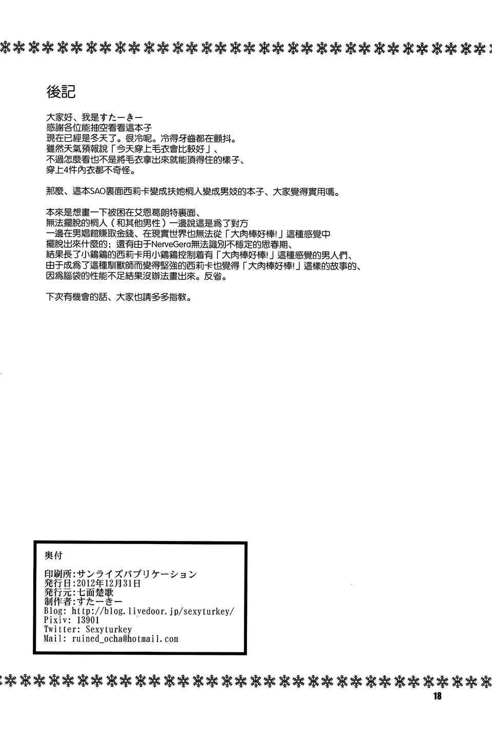 (C83) [Shichimen Soka (Sexyturkey)] Silica-chan ni Oshiri Ijirareru Hon | Silica-chan Playing With Your Butt Book (Sword Art Online) [Polish] [Phonenix-Scans] - Page 18