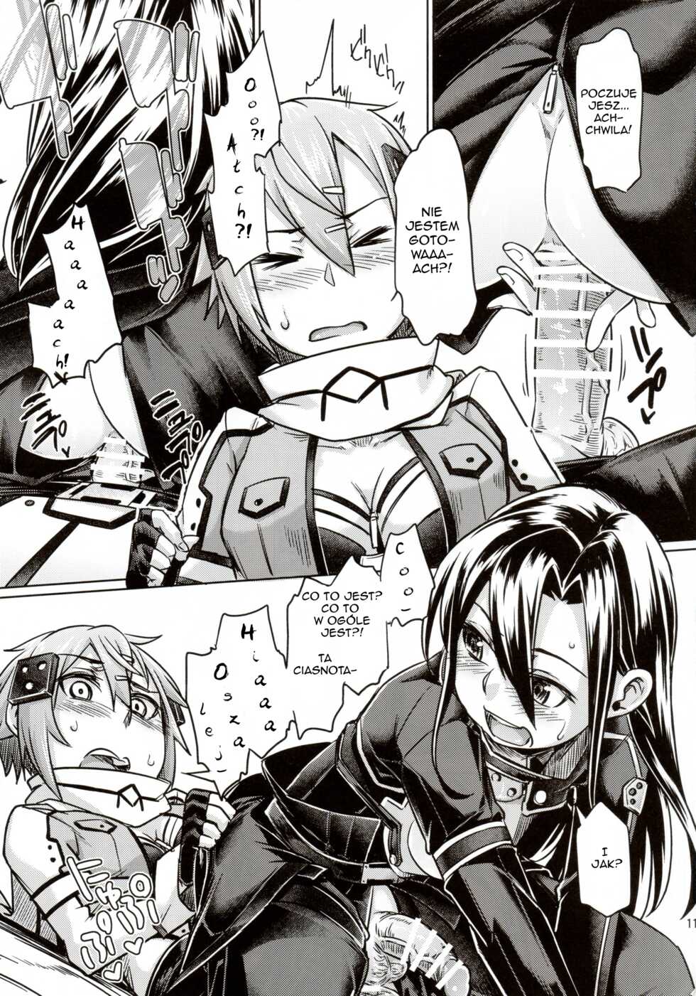 (C88) [Shichimen Soka (Sexyturkey)] Sogekishu ni Oshiri Ijirareru Hon (Sword Art Online) [Polish] [Phonenix-Scans] - Page 11