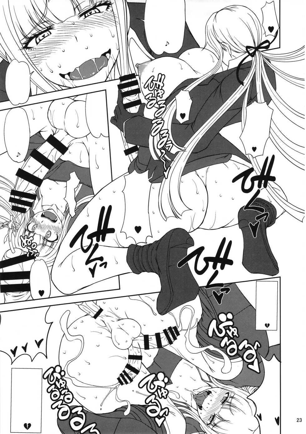 (C91) [Majimadou (Matou)] Chougenkai Hatsujou Koudou EVERFREE (Danganronpa) [Textless] - Page 22