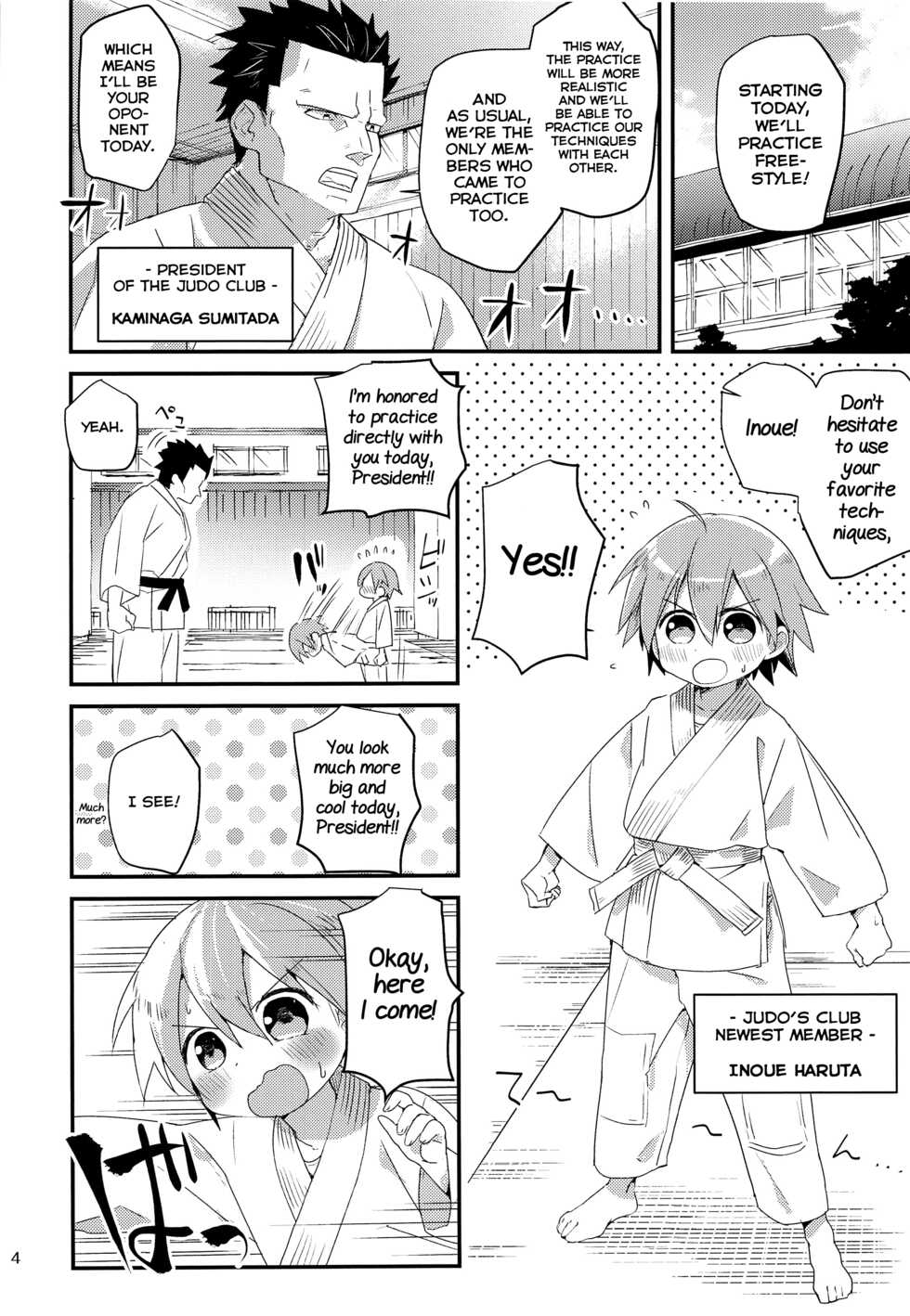 (C90) [Nikomutoko (Nabenco)] Otoko nanoni Oppai ga Dete mo! [English] [Yuuta's Blog] - Page 4