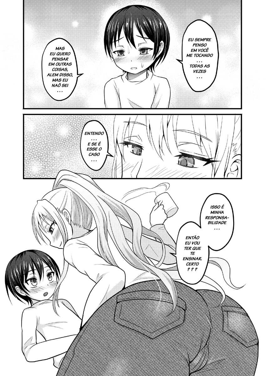 [Shikkoku no Voltecker (EGAMI)] Amaetagari na Otouto wa Onee-chan Banare ga Dekinai [Portuguese-BR] [LIANEF] [Digital] - Page 11