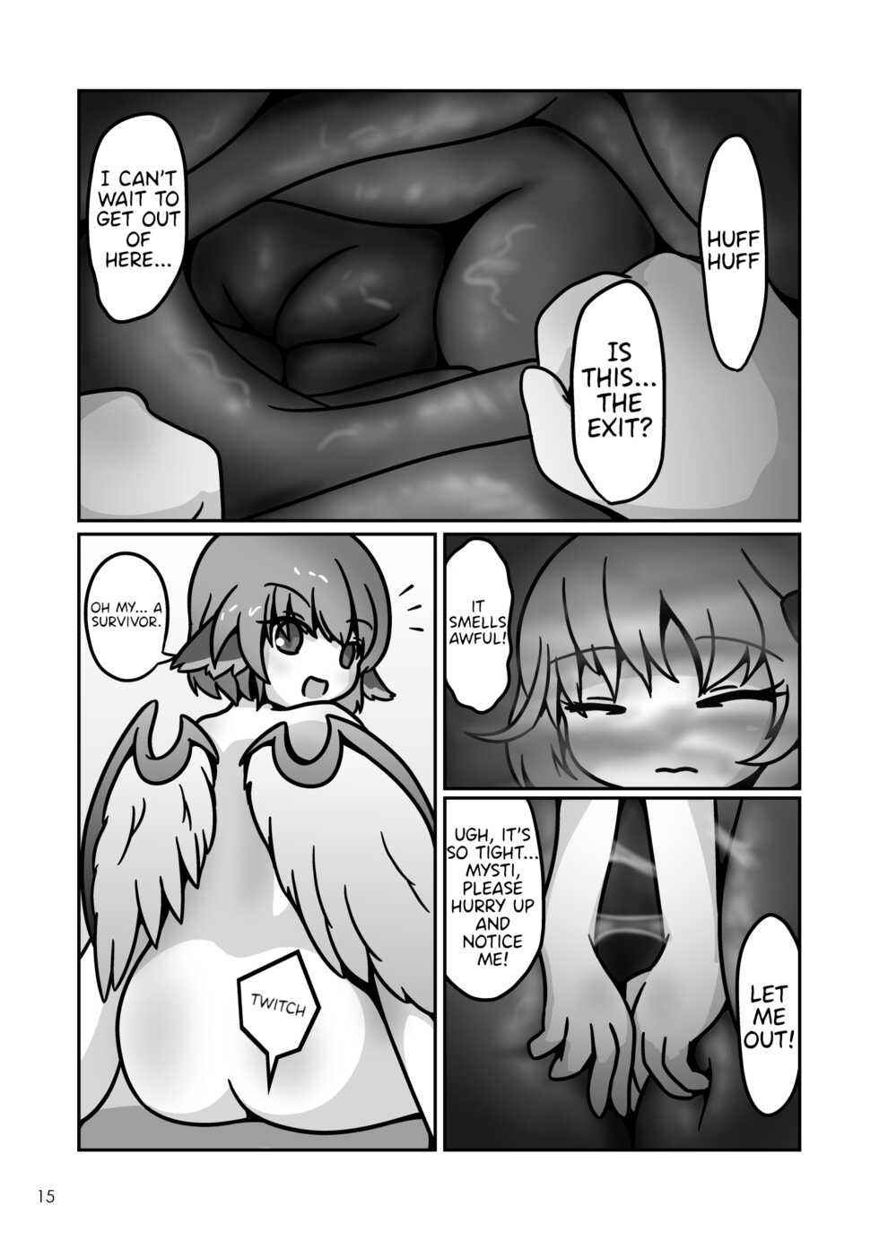 [Harutori Minato (Vostok)] Mystia-chan no Onaka no Naka o Full Tour Suru Ohanashi (Touhou Project) [English] [Digital] - Page 14