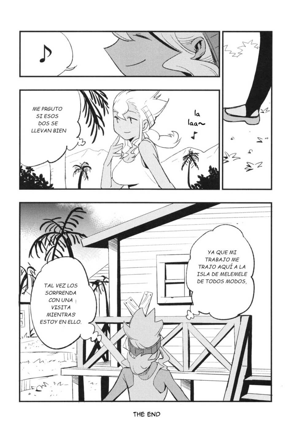 (COMIC1☆13) [Shironegiya (miya9)] Hakase no Yoru no Joshu. (Pokémon Sun and Moon) [Spanish] - Page 17