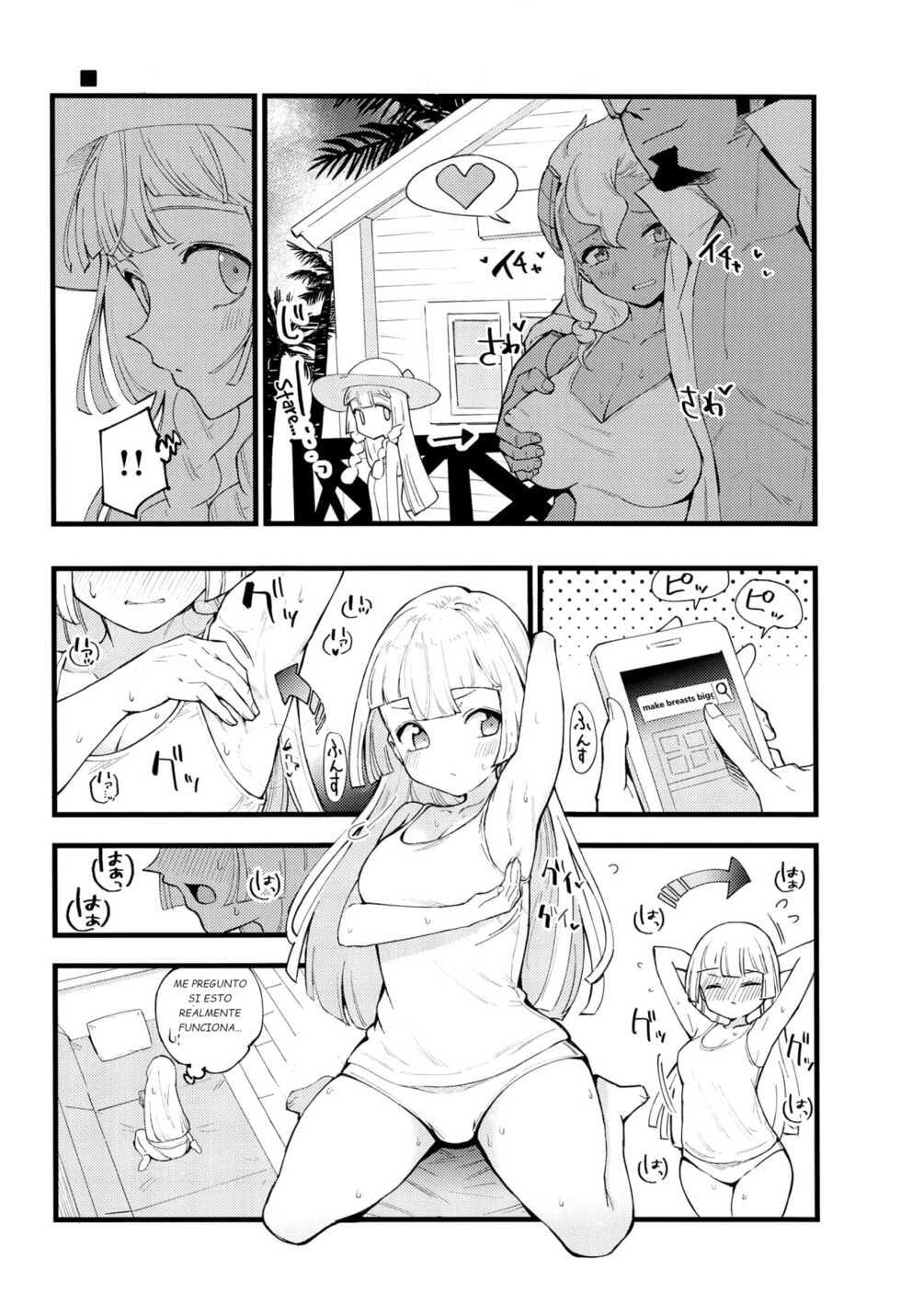 (COMIC1 BS-sai Special) [Shironegiya (miya9)] Hakase no Yoru no Joshu. Soushuuhen (Pokémon Sun and Moon) [Spanish] [Incomplete] - Page 20