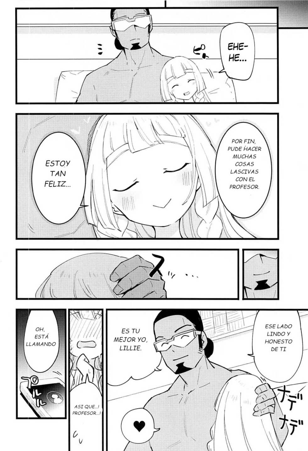 (C99) [Shironegiya (miya9)] Hakase no Yoru no Joshu. 4 (Pokémon Sun and Moon) [Spanish] - Page 21