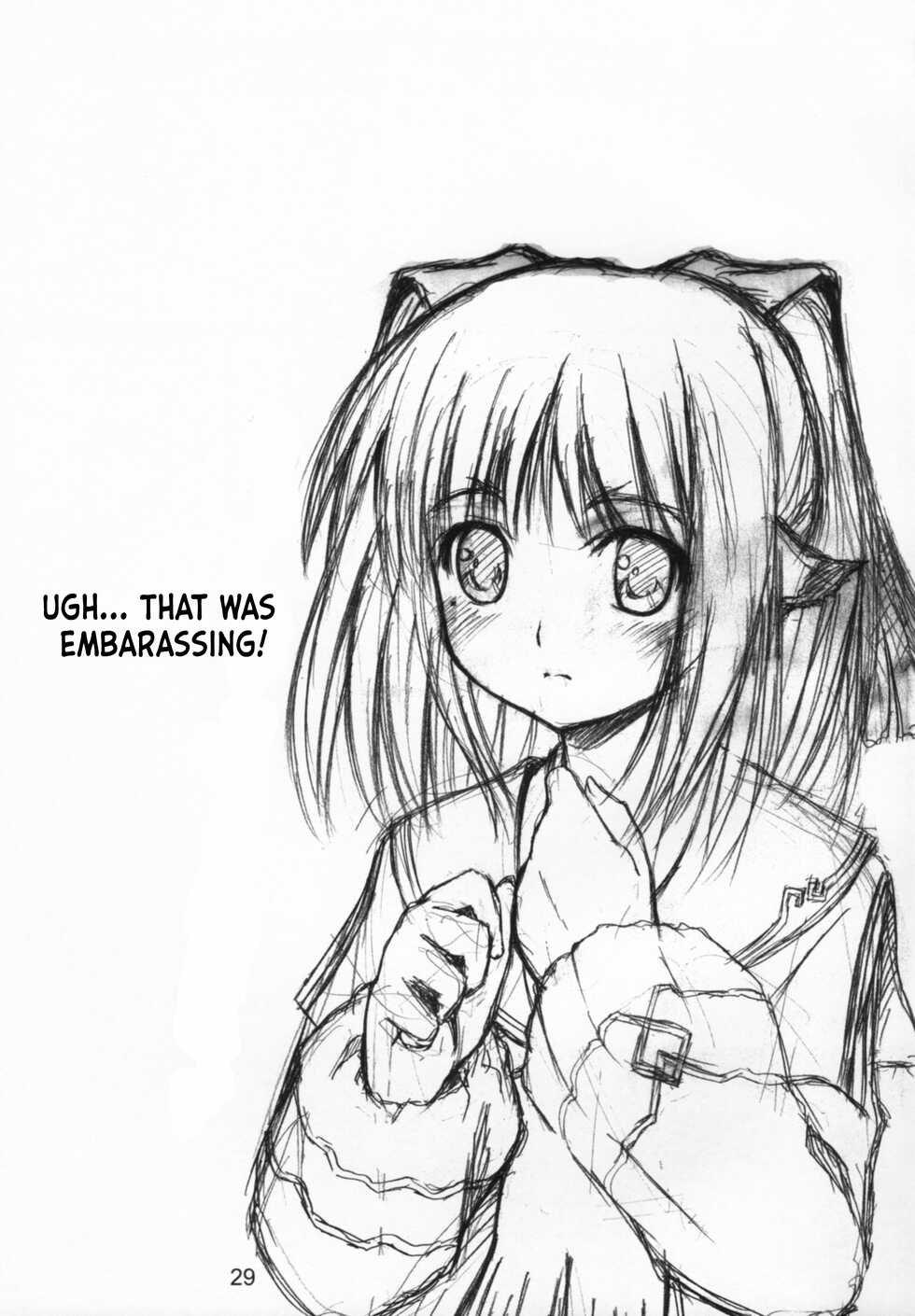 (C91) [Kanmiya Makkuro (Kuro Yorozu)] Himitsu no Yakai (Utawarerumono Itsuwari no Kamen) [English] [ianuela] - Page 29