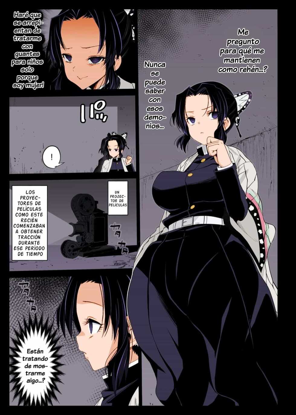 [Eromazun (Ma-kurou)] Kochou Shinobu Kan ~Neteiru Aida ni Ossan Oni ni Okasareru~ - RAPE OF DEMON SLAYER 2 (Kimetsu no Yaiba) [Spanish] [Colorized] [Decensored] [Digital] - Page 5