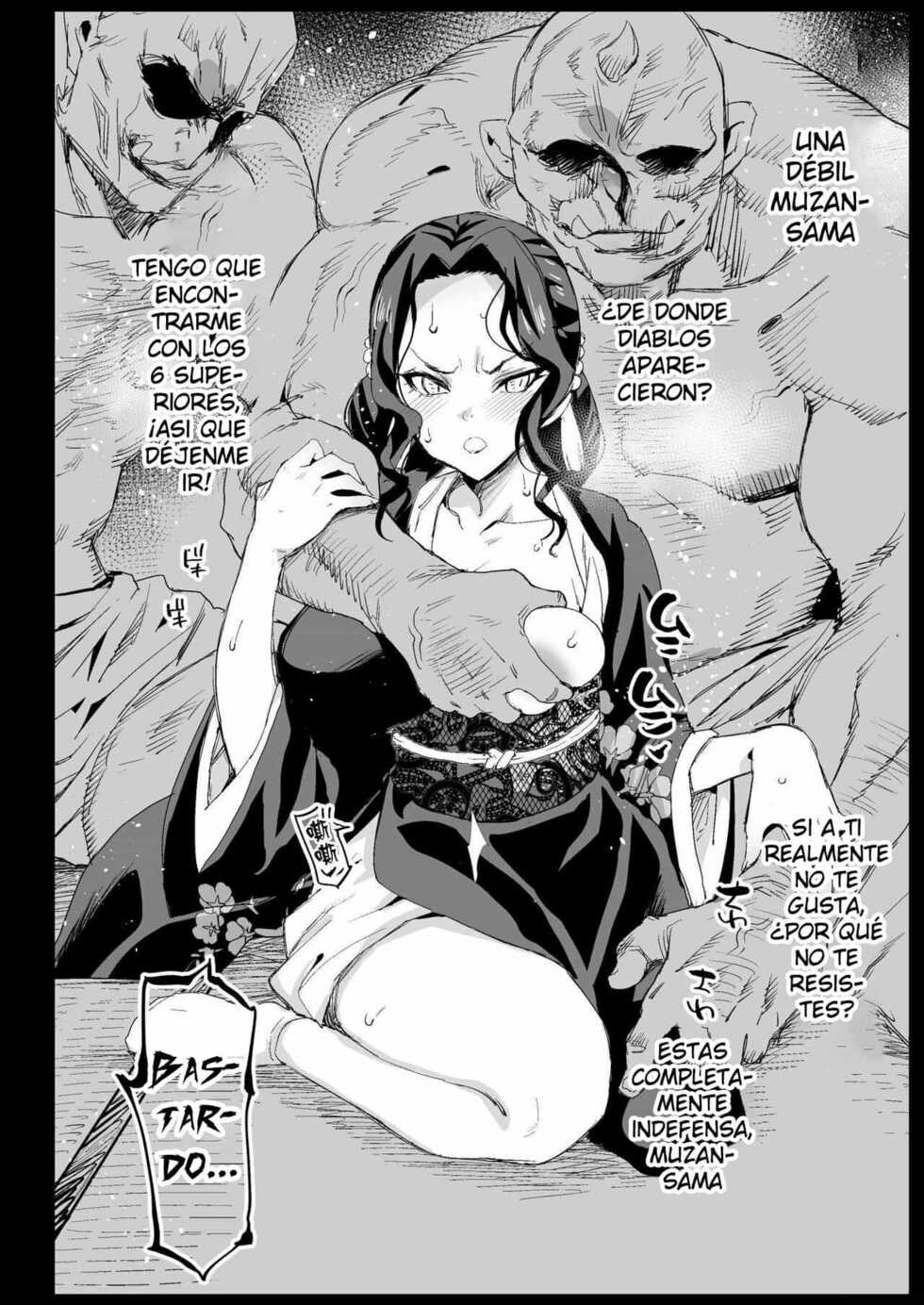 [Eromazun (Ma-kurou)] Mesu Ochi Onna Muzan-sama - RAPE OF DEMON SLAYER 4 (Kimetsu no Yaiba) [Spanish] [jaguarlo] [Colorized] [Decensored] [Digital] - Page 29