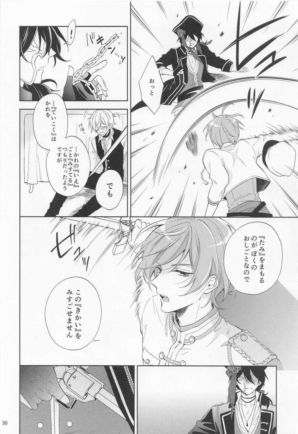 (brilliant days 25) [Zenryoku Shisso (Asagi)] pirate`s bride 2 (Ensemble Stars!) - Page 29