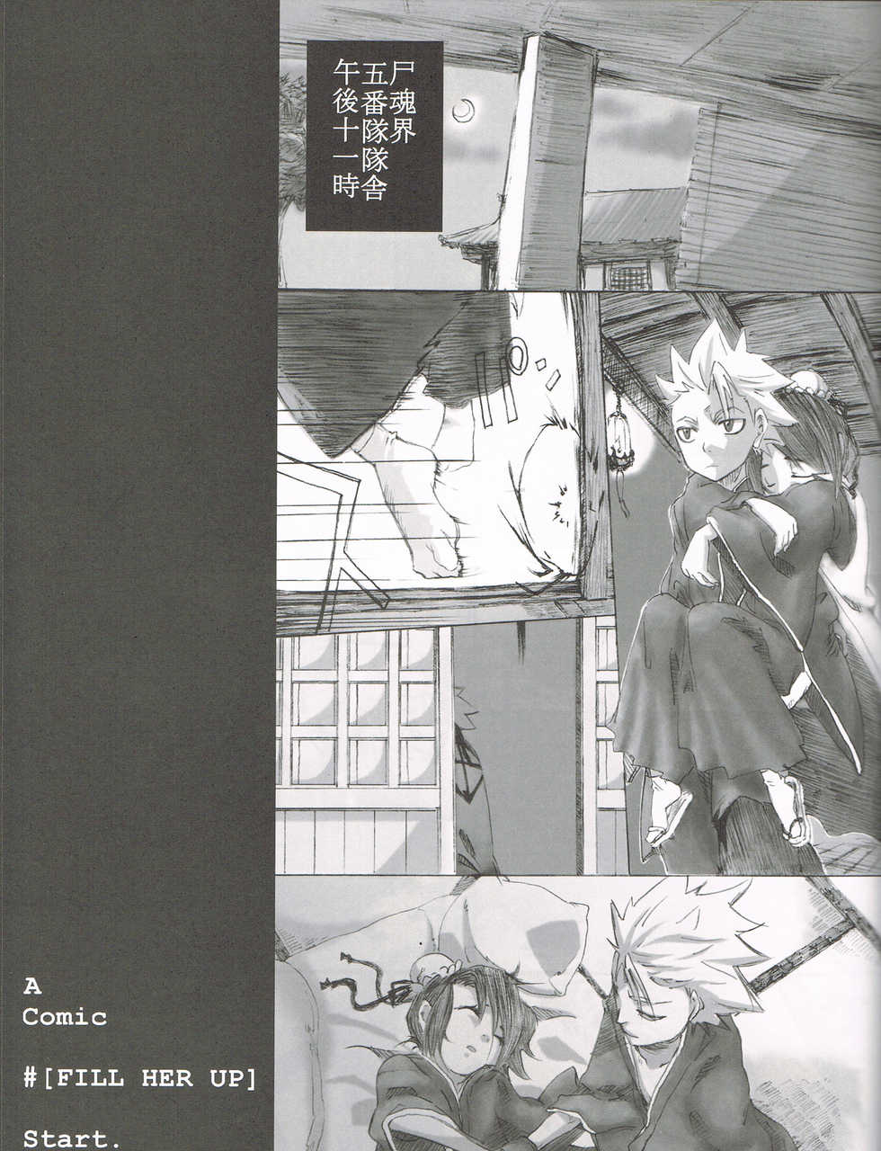 (C71) [Chi to Hone (Kamui Sola)] FILL HER UP (Bleach) - Page 3