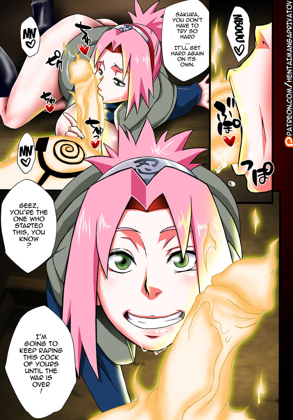 (C87) [Karakishi Youhei-dan Shinga (Sahara Wataru, Sentarou)] Haouju 2 (Naruto) [English] {hentaimangaprivatov} [Color] - Page 18
