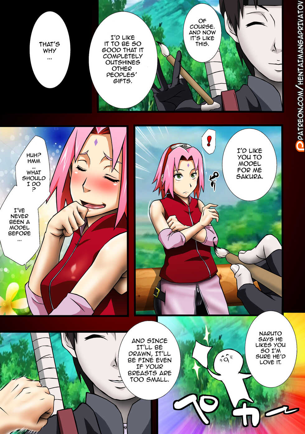 (C87) [Karakishi Youhei-dan Shinga (Sahara Wataru, Sentarou)] Haouju 2 (Naruto) [English] {hentaimangaprivatov} [Color] - Page 21