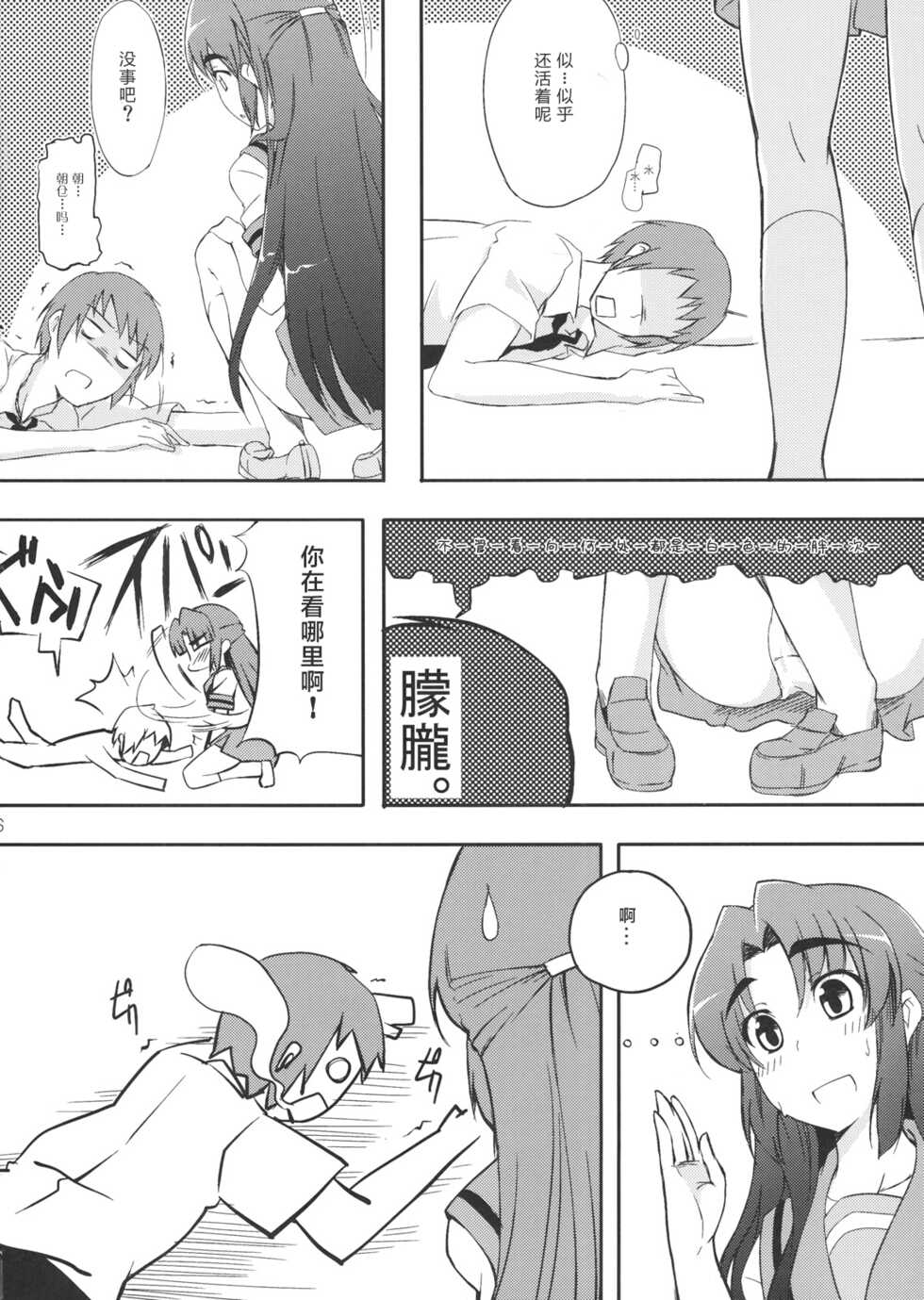 (C76) [Piñata Party (Nagami Yuu)] Over Flow Virus (The Melancholy of Haruhi Suzumiya) [Chinese] [零食汉化] - Page 6
