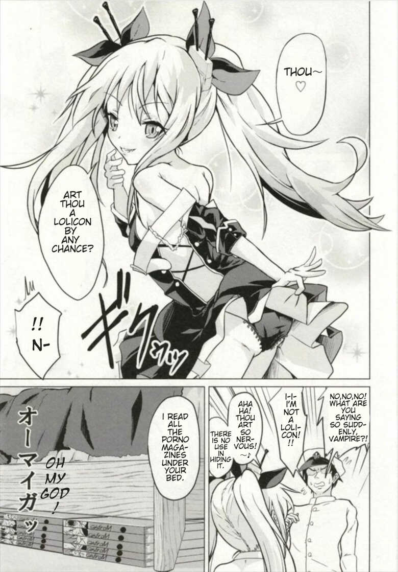 (Puniket 36) [Pritannia (Pri)] Ashikoki! Vampire-chan | Vampire's Footjob! (Azur Lane) [English] - Page 2
