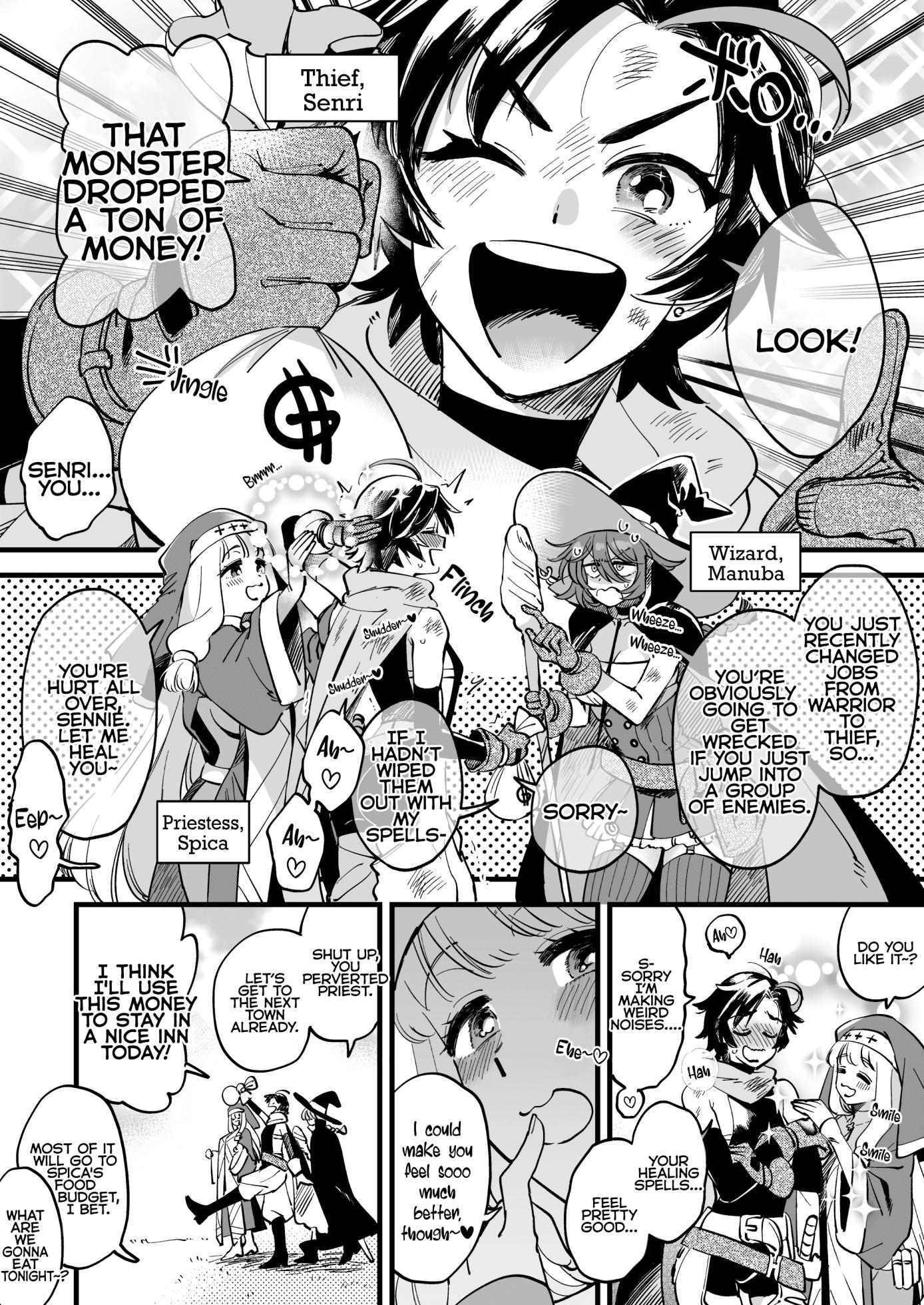 [Sonotaozey (Yukataro)] Nakayoshi Onna Boukensha wa Yoru ni Naru to Yadoya de Mechakucha Ecchi Suru | Party of Female Adventurers Fuck a lot at the Inn Once Nighttime Comes. [English] [BoundaryTL & MMAG Translations] [Digital] - Page 3