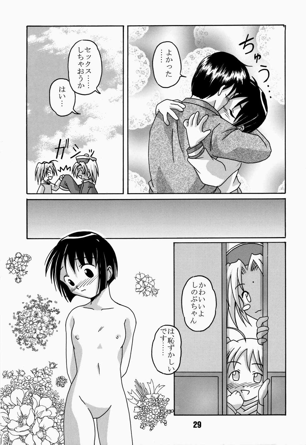 (CR27) [Shinohara Heavy Industry (Haruna Mao, Akatsuki, Ukyochu)] Love Shino 4 (Love Hina) - Page 29