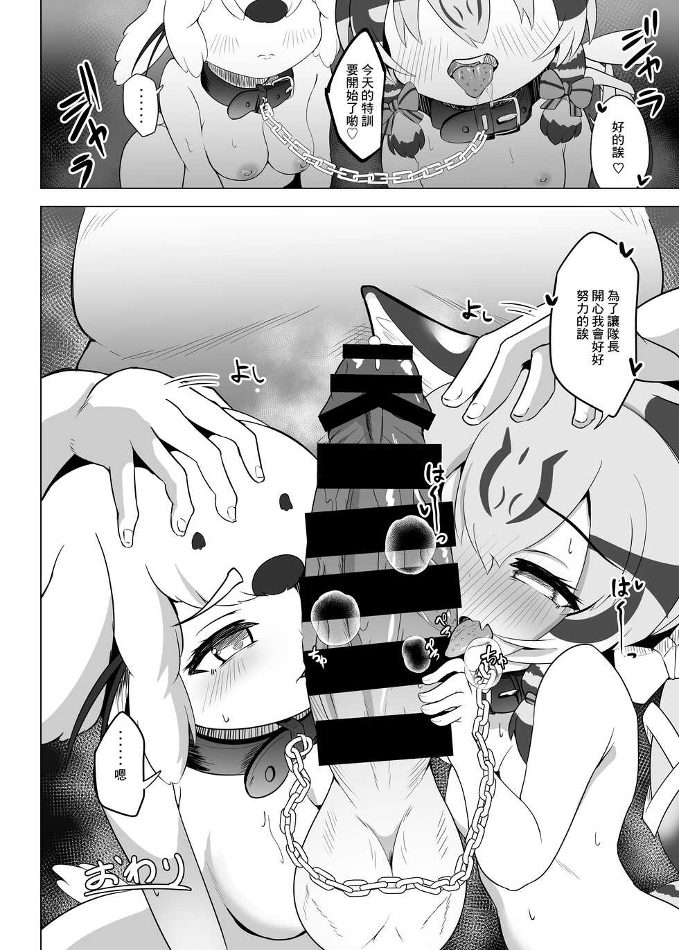 [Dull Zodesadehai (Dull)] Otona Doumei Kikiippatsu (Kemono Friends) [Chinese] [Digital] - Page 22