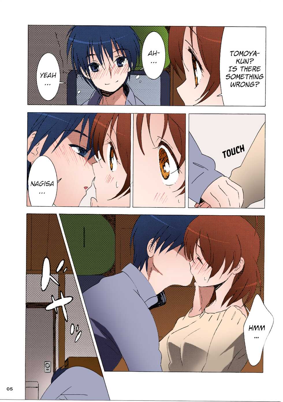 (Hikarizaka High School Founder's Festival) [S-FLAKE (Yukimitsu)] Tomoya Shikkari Shinasai! | Tomoya, Get a Hold of Yourself! (Clannad) [English] [LSC Translations] [SPDSD] [Colorized] - Page 4