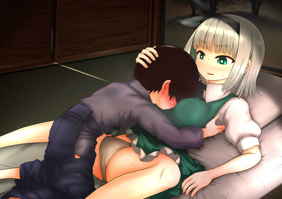 [Katou Fuguo] Keiko de Ippon totta Gohoubi ni Dakko shite agetara Tsuitsui Nagare de Fudeoroshi made shite agechau Youmu-chan (Touhou Project) - Page 31