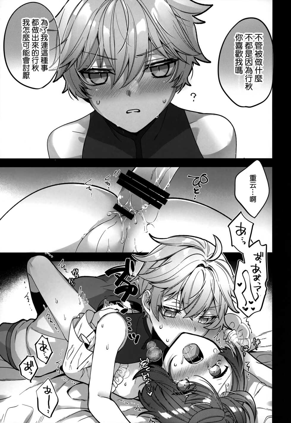 (Chojin no Eichi 2022) [Kuensan1350 (Kusothumu)] Potion Study Shippaidan (Genshin Impact) [Chinese] [补丁布丁的行云流水汉化组] - Page 17