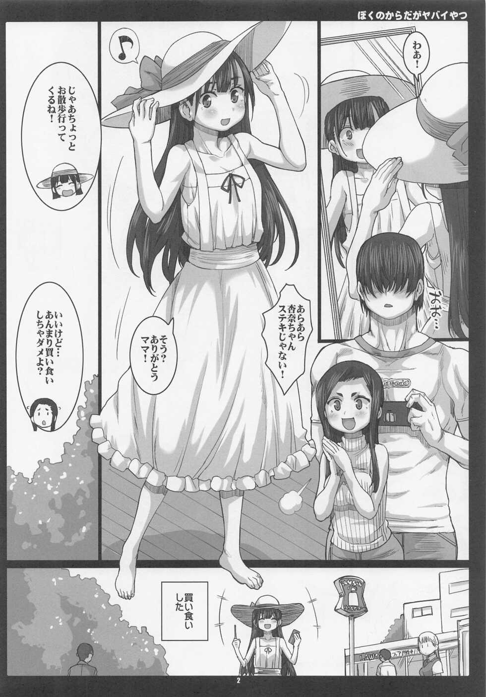 (C99) [Fountain's Square (Hagiya Masakage)] Boku no Karada ga Yabai Yatsu - THE DANGERS IN MY BODY. (Boku no Kokoro no Yabai Yatsu) - Page 2