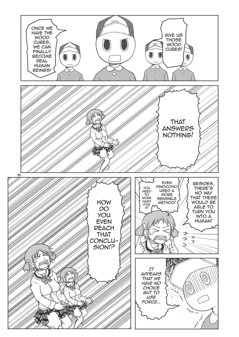 [Asaki Blog Branch Office (Asaki Takayuki)] Lovely Wood Cube (Nichijou) [English] {2d-market.com} [Decensored] [Digital] - Page 4