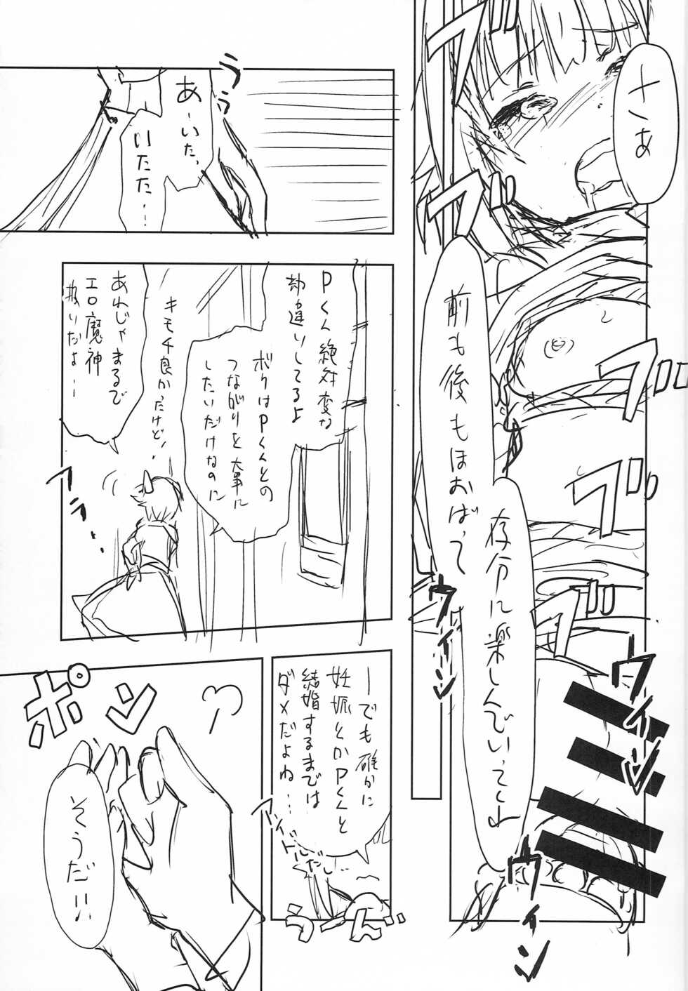 (C91) [Nihon Waru Waru Doumei (Arima Keitarou)] Koshimizu Sachiko wa Jikaku ga Tarinai!! 2 (THE IDOLM@STER CINDERELLA GIRLS) - Page 16