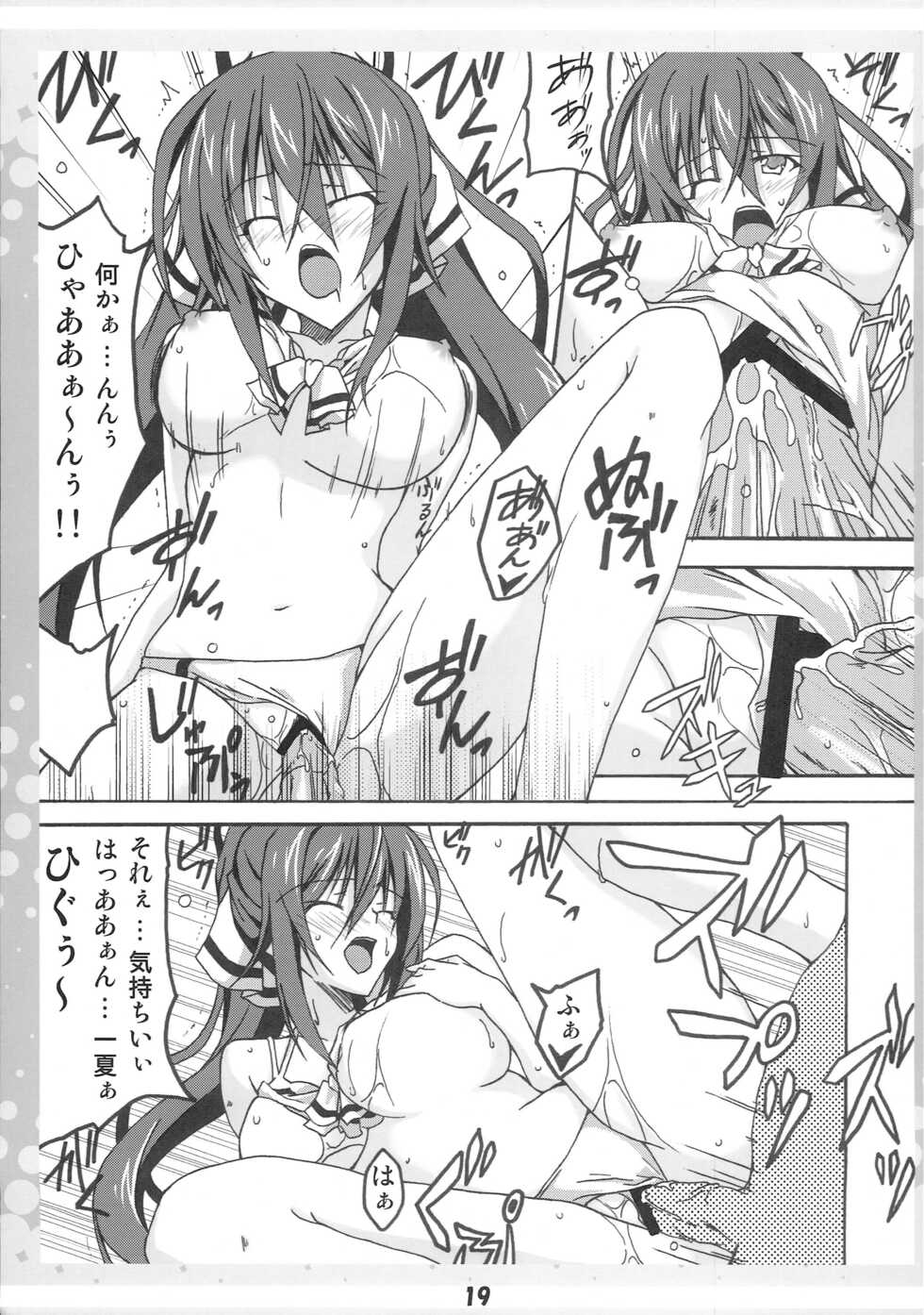 (C80) [AQUA-FANG (Misato, Kai)] Ichika no Ecchi!? (IS <Infinite Stratos>) - Page 18