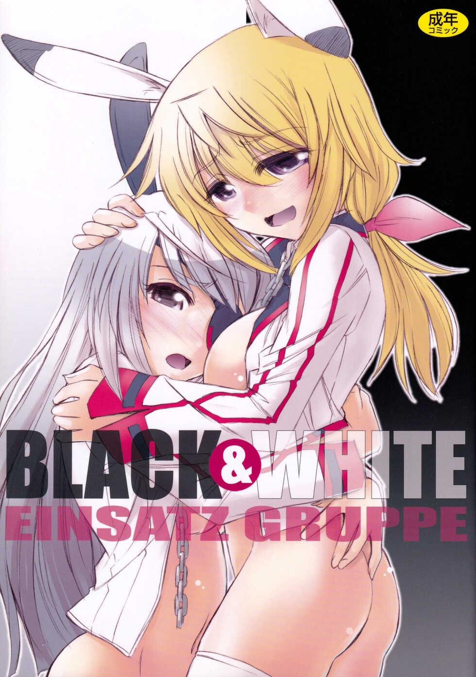 (C81) [EINSATZ GRUPPE (Charlie Nishinaka)] BLACK & WHITE (IS <Infinite Stratos>) - Page 1