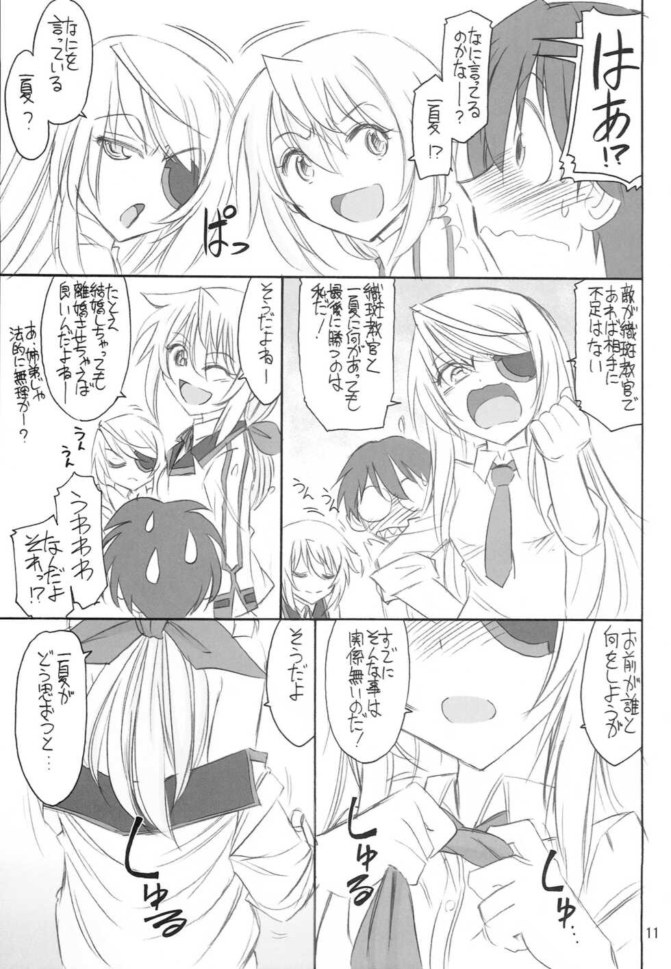 (C81) [EINSATZ GRUPPE (Charlie Nishinaka)] BLACK & WHITE (IS <Infinite Stratos>) - Page 12