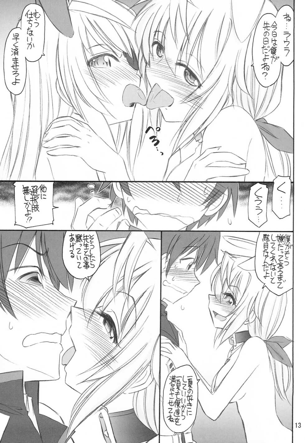 (C81) [EINSATZ GRUPPE (Charlie Nishinaka)] BLACK & WHITE (IS <Infinite Stratos>) - Page 14