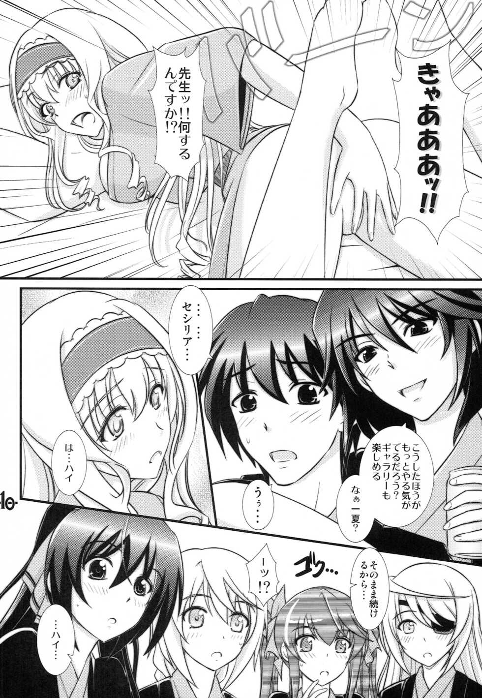 (SC52) [Natakuga-yuku! (Xanadu)] BLUE Jewel (IS <Infinite Stratos>) - Page 9
