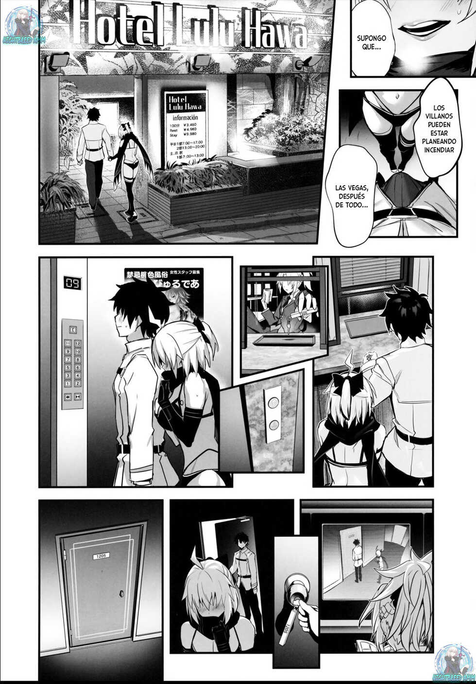 (C97) [Jitaku Vacation (Ulrich)] ServaLove! VOL. 01 Okita-san to Asa made LoveHo de Mizugi Sex (Fate/Grand Order) [Spanish] [Nightbreed x La Da Vinci Fachera] - Page 5
