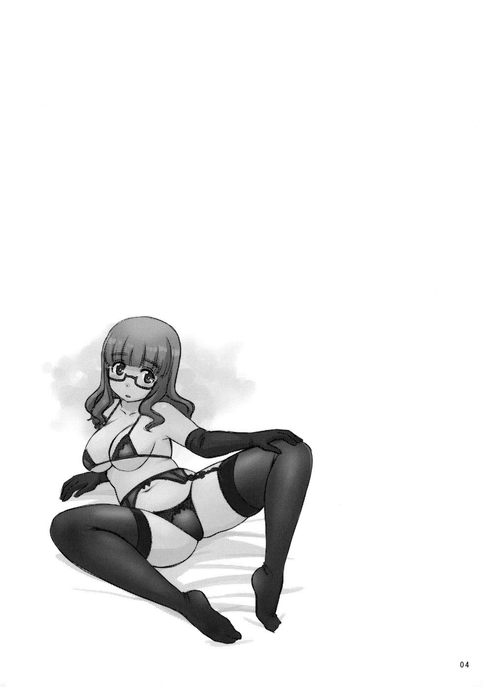 (C99) [in the WATER. (Uona Telepin)] Nori de LoveHo ni Iri Ecchi na Video o Mite Okashi na Funiki ni Naru Miporin-tachi (Girls und Panzer) - Page 3