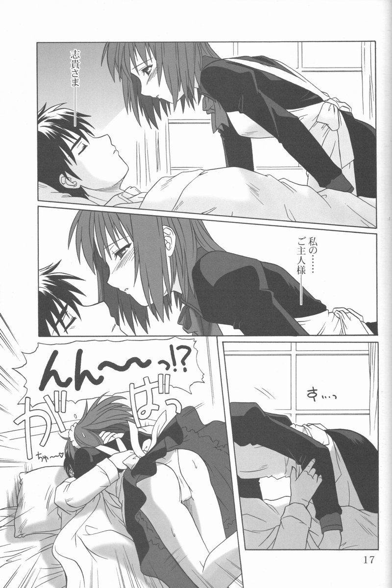 (C61) [.30-06 (Tsutsumi Akari)] Mitsugetsu (Tsukihime) - Page 16