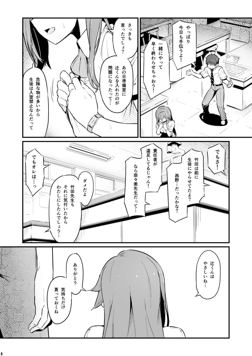 [Pirokobo (Piro)] Kagaku Junbishitsu no Tsumi - Page 9
