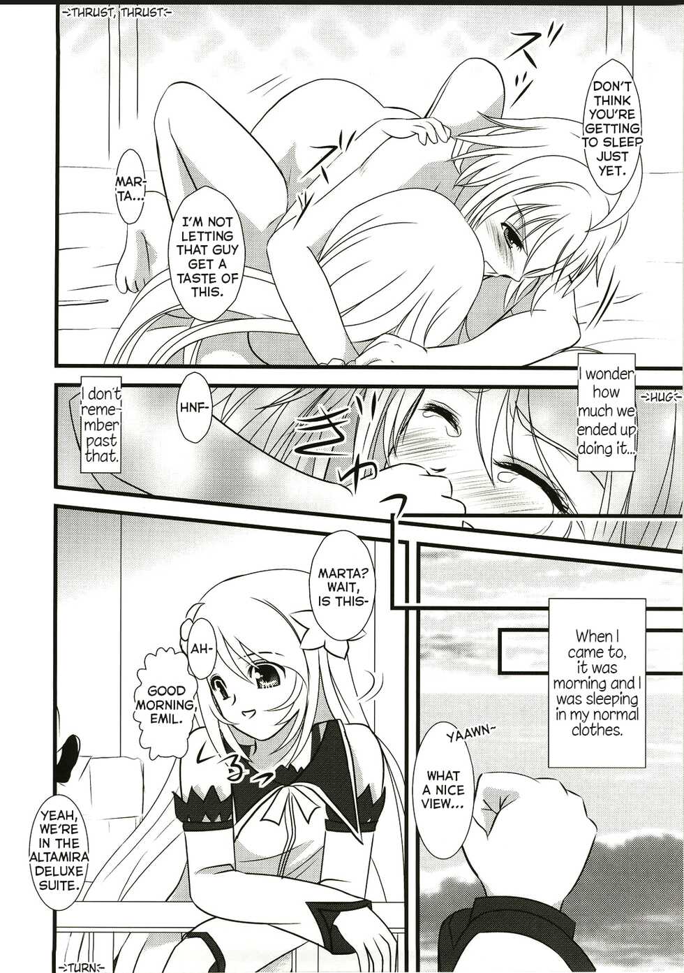 (C74) [PISCES (Hidaka Ryou, Hinase Kazusa)] Kimi ha kimi dayo (Tales of Symphonia) [English] - Page 23