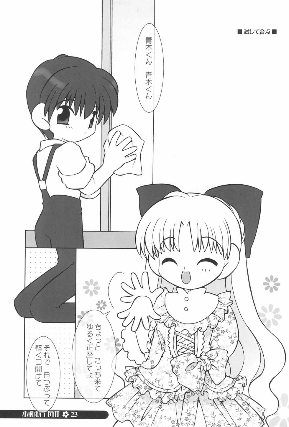 (C64) [Sadakichidou (Yamamoto Sadakichi)] little animal kingdom part II - Page 23